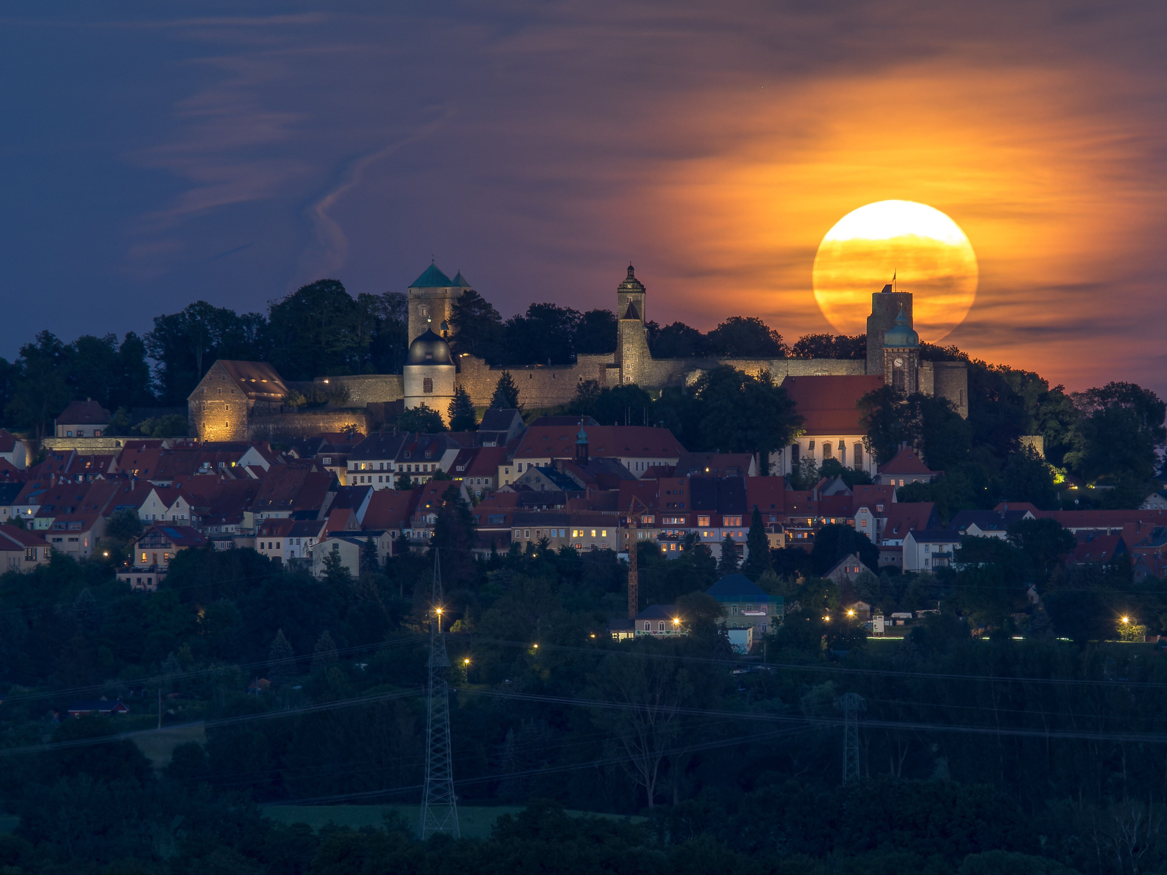 Vollmond in Stolpen